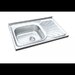 Chiuveta Freddo SN 9001S, pentru masca, cuva stanga, anticalcar, 80x50cm, Inox